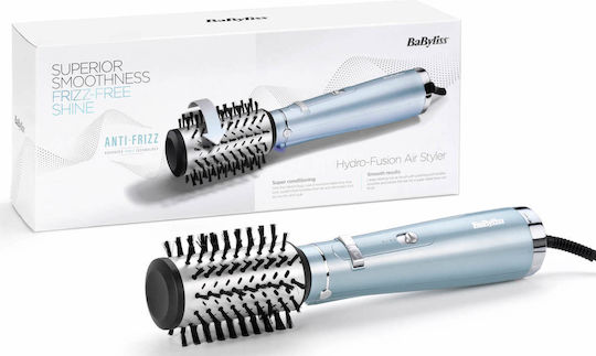 Babyliss Hydro-Fusion Air Styler Κεραμική Ηλεκτρική Βούρτσα με Αέρα & Περιστρεφόμενη Κεφαλή για Ίσιωμα 700W