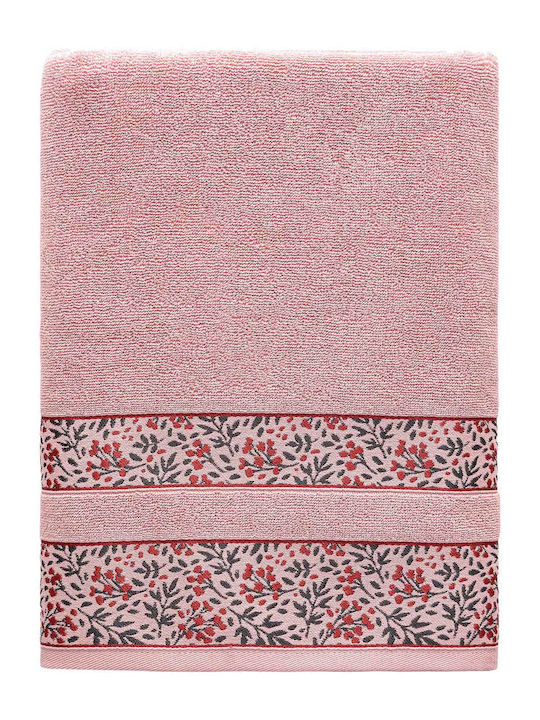 Madi Badehandtuch 80x150εκ. Pink Gewicht 530gr/m²