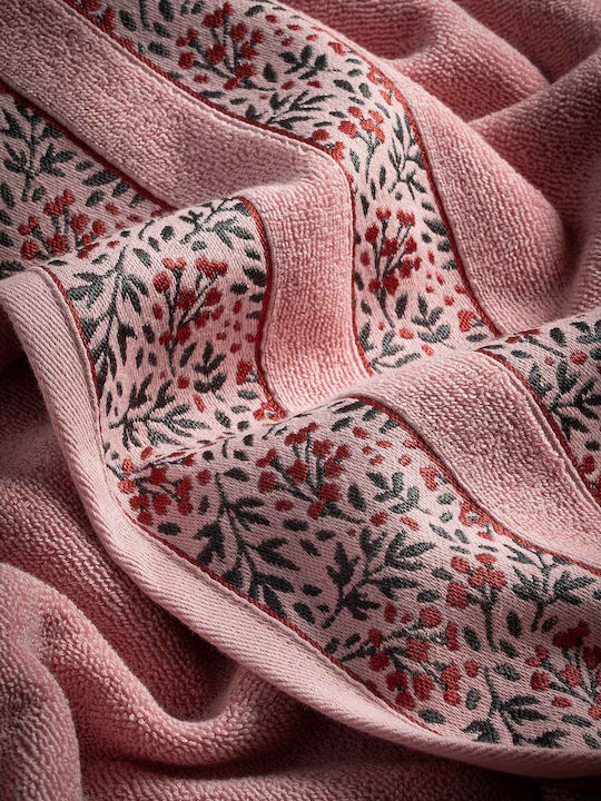 Madi Badehandtuch 80x150εκ. Pink Gewicht 530gr/m²