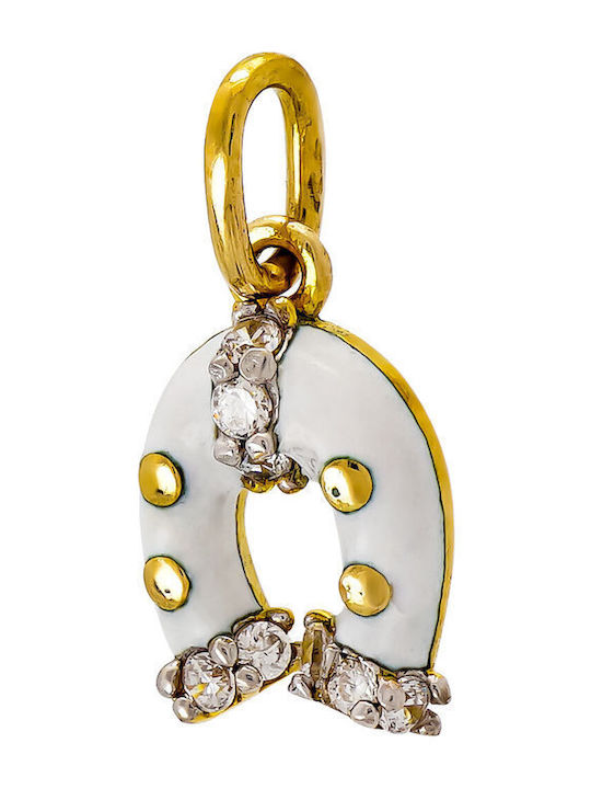 Kiriakos Gofas Charm Made of 14K Gold