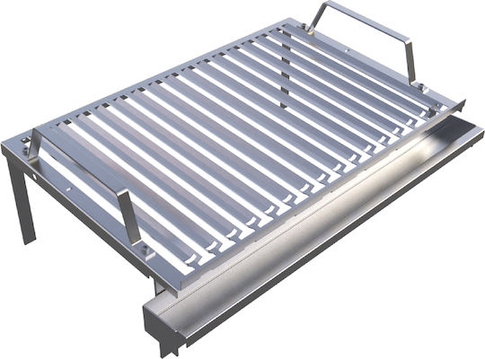 Metalpro Метална Скара за Печене със Стойка 60брx38брсм.