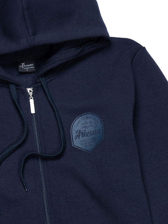 Hooded Cardigan Navy Blue M24/76914-09