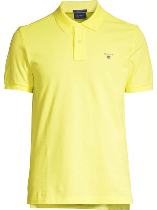 Polo Kurzarmbluse Clear Yellow