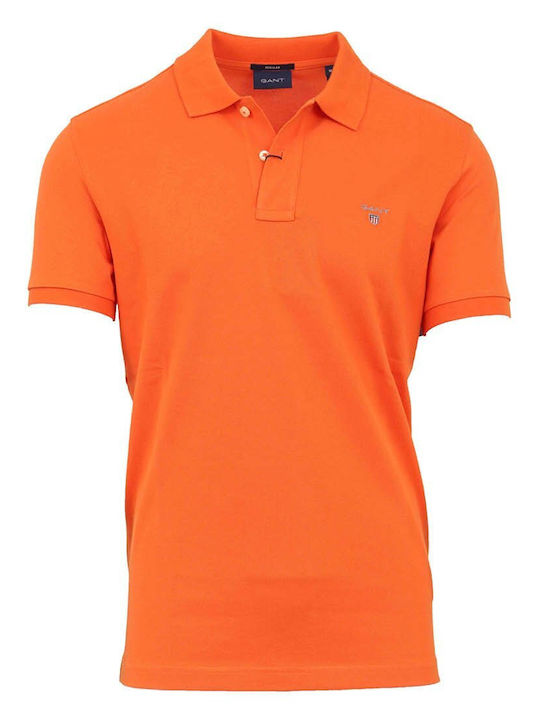Gant Polo Kurzarmbluse Orange