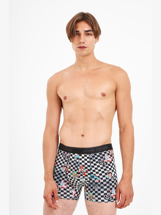 John Frank Digital World Men's Boxer Colorful with Patterns