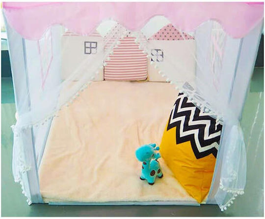 Kruzzel Kids House Play Tent Pink