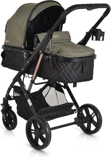 Moni Rafaello Reglabil 2 în 1 Cărucior pentru copii Potrivit pentru Nou-născut Olive 8.5kg