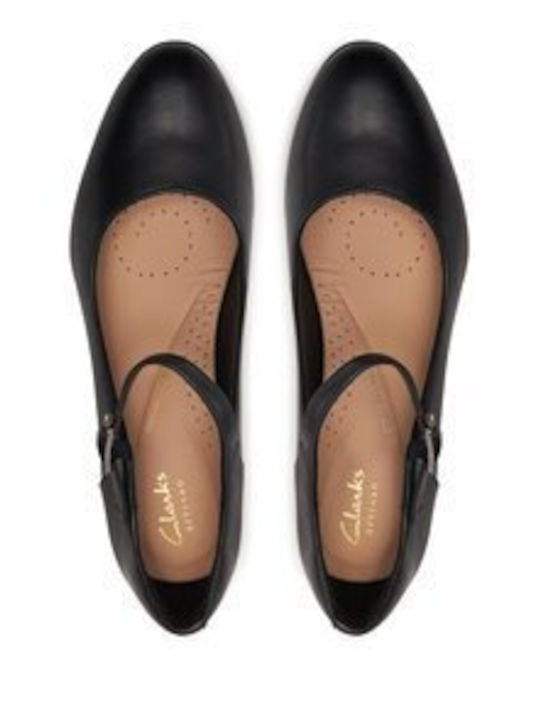 Clarks Freva55 Pumps mit Riemchen Schwarz