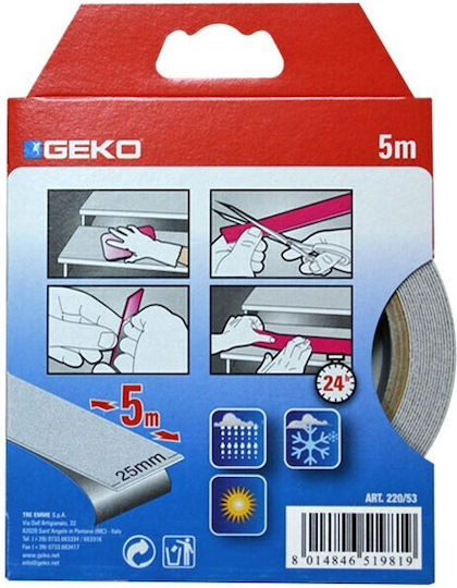 Geko Anti-slip Self-Adhesive Grip Tape White 25mmx5m 1pcs