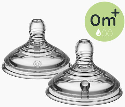 Tommee Tippee Closer To Nature Babyflaschensauger für 0+ Monate 2Stück