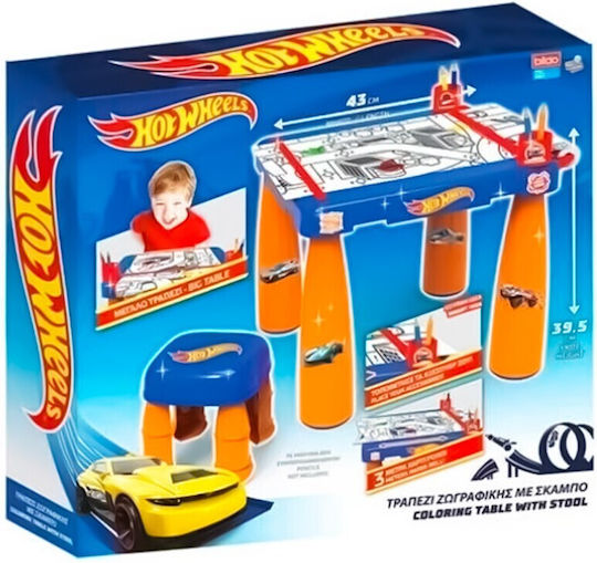 Hot Wheels Kids Desk for Painting Multicolour Bildo