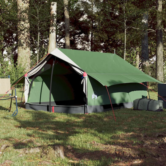 vidaXL Summer Camping Tent Green with Double Cloth for 2 People 193x122x96cm