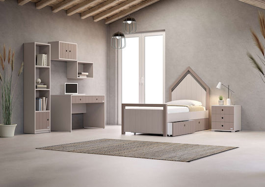 Kinder Schreibtisch Beige