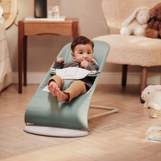 BabyBjorn Χειροκίνητο Relax Μωρού Balance Soft Light Sage/Grey για Παιδί έως 13kg