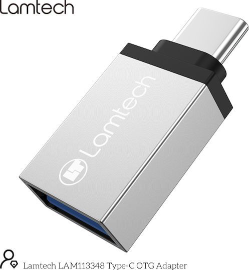 Lamtech Converter USB-C male to USB-A female 1pcs LAM113348