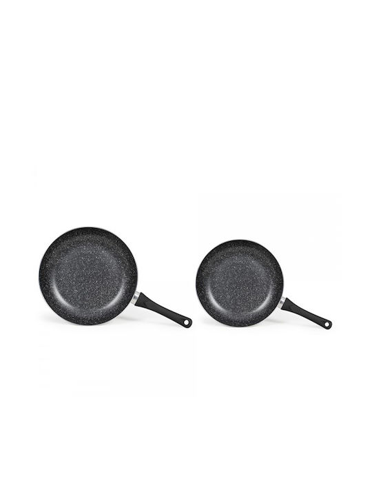 Livoo Pans Set of Aluminum with Non-stick Coating 2pcs