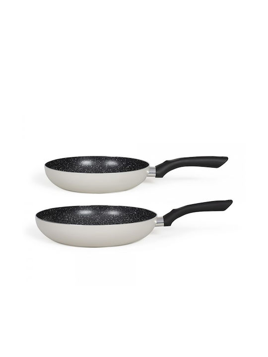 Livoo Pans Set of Aluminum with Non-stick Coating 2pcs