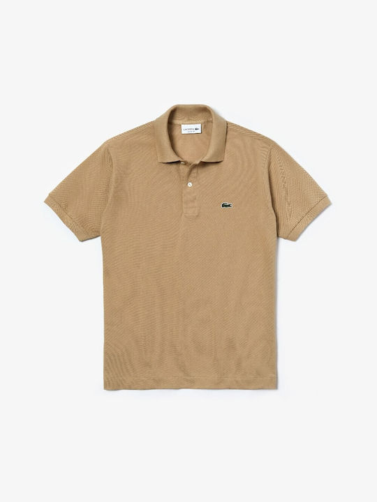 Lacoste Мъжка Блуза с Къс Ръкав Поло beige