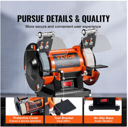 Vevor Δίδυμος Τροχός STPGJ32850RPMUEBNV2 με Ισχύ 50 Watt