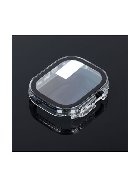 Bestsuit Carcasă de Plastic cu Sticlă în culoarea Transparent pentru Apple Watch Ultra/Ultra 2 49mm.
