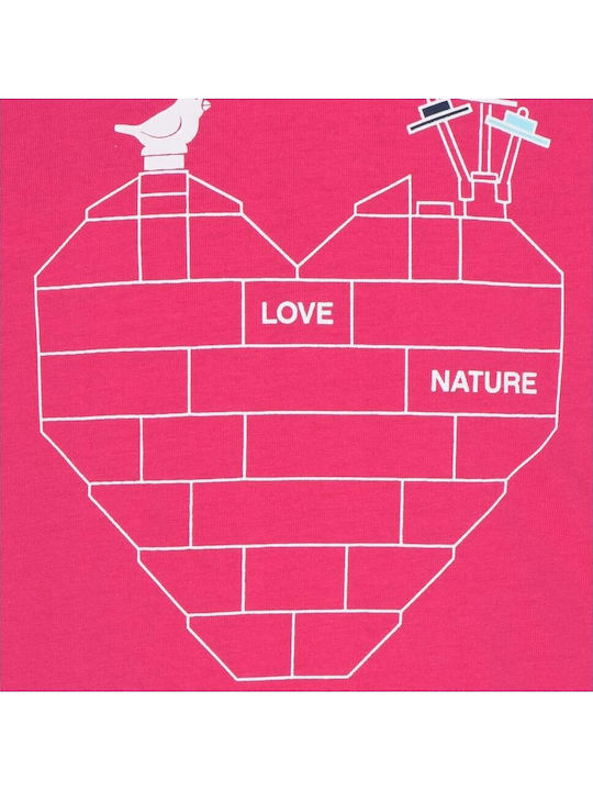 Kinder-T-Shirt Fuchsie