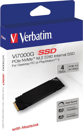 Verbatim Vi7000G SSD 4.1TB M.2 NVMe PCI Express 4.0 B0CJ7W47KF