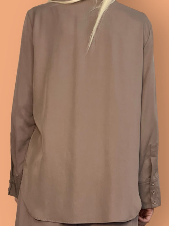Damen Hemd Grey