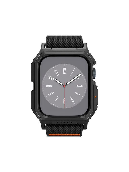Spigen Lite Fit Pro Unibody Armband Stoff Schwarz (Apple Watch Series 9/8/7/SE/6/5/4 (45/44mm))