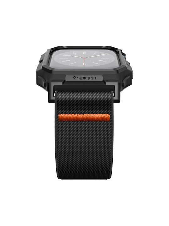 Spigen Lite Fit Pro Unibody Armband Stoff Schwarz (Apple Watch Series 9/8/7/SE/6/5/4 (45/44mm))