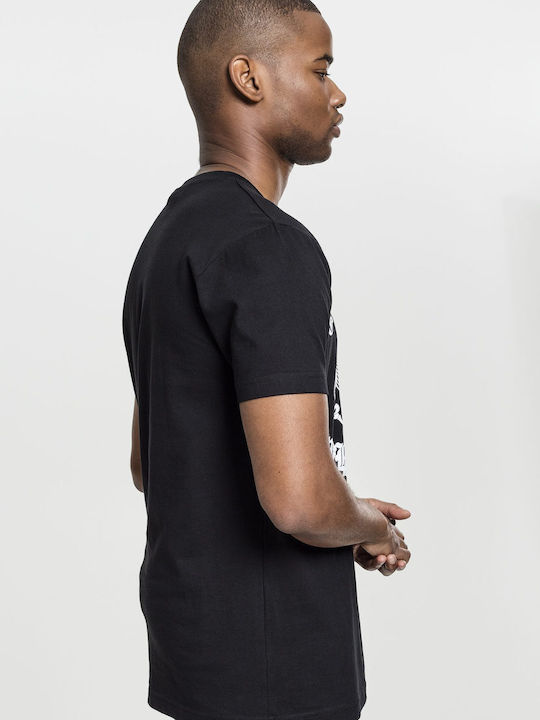 Mister Tee T-shirt Schwarz Baumwolle
