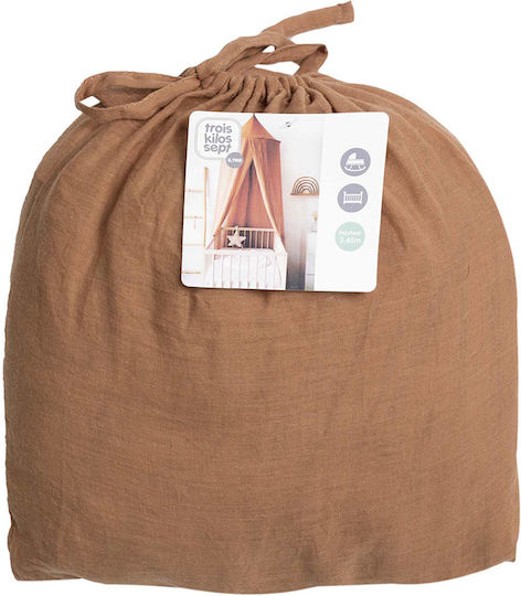 Trois Kilos Sept Mosquito Net Crib Cotton 55-8075089 Brown 260x60x260cm