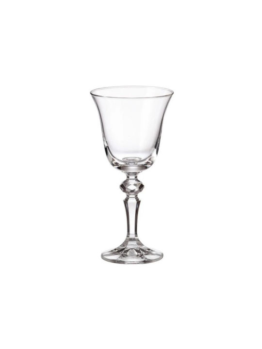 Bohemia Falco Set of Glasses for White Wine made of Crystal Stemmed 220ml 0803037 6pcs