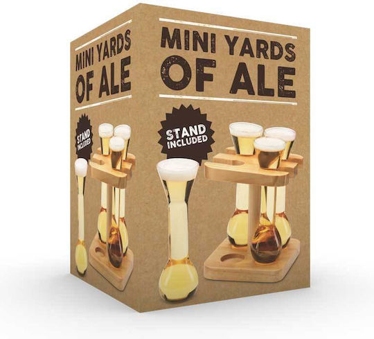 The Source Set Gläser Bier, μπίρας aus Glas 55ml 4Stück