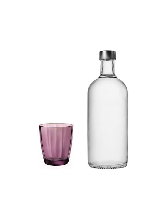 Bormioli Rocco Pulsar Glass Cocktail/Drinking made of Glass Purple 390ml