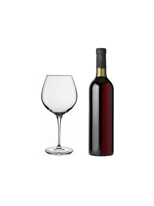 Luigi Bormioli Vinoteque Robusto Set de pahare pentru Vin Roșu din Cristal Cu picior 660ml 6buc