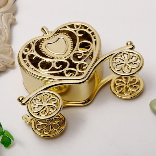 Nuova Vita Box for Wedding Favors Gold 1pcs