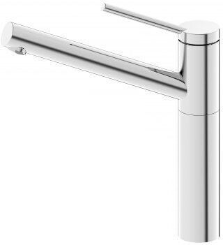 Inter Ceramic Icf Drop-In Кухненски Мивка Inox със Смесител М78xШ43.5см Сребрист