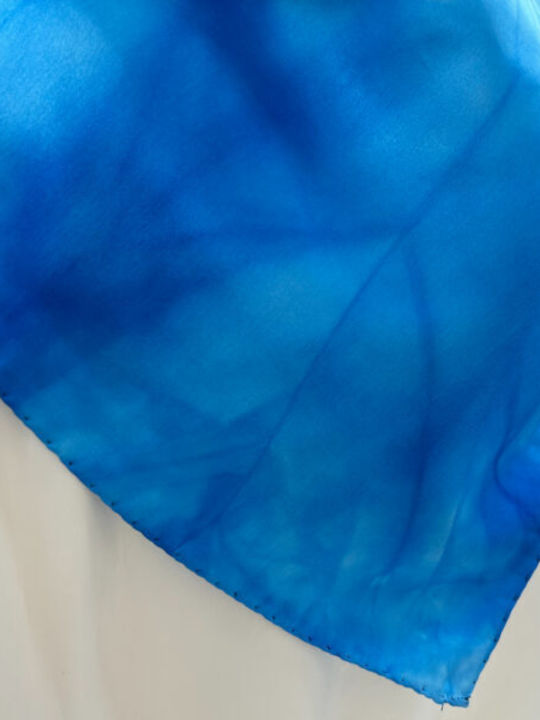 Women's Silk Scarf Blue