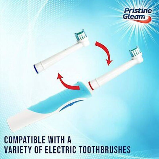 Pristine Gleam Universal Electric Toothbrush Replacement Heads 2pcs