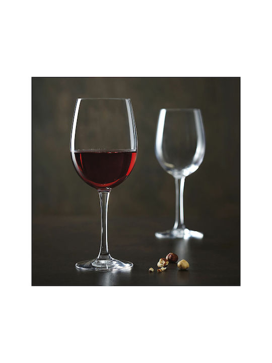 Arcoroc Tulip Cabernet Set of Glasses for Red Wine made of Glass Stemmed 350ml 6pcs