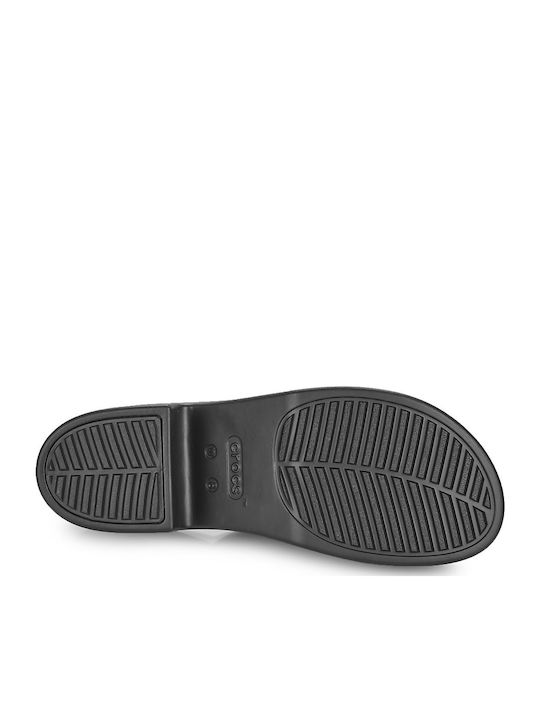 Brooklyn Mules με Χοντρό Ψηλό Τακούνι σε Μαύρο Χρώμα