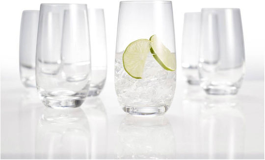 Salt & Pepper Cuvee Σετ Ποτήρια Νερού από Κρύσταλλο 490ml 6τμχ