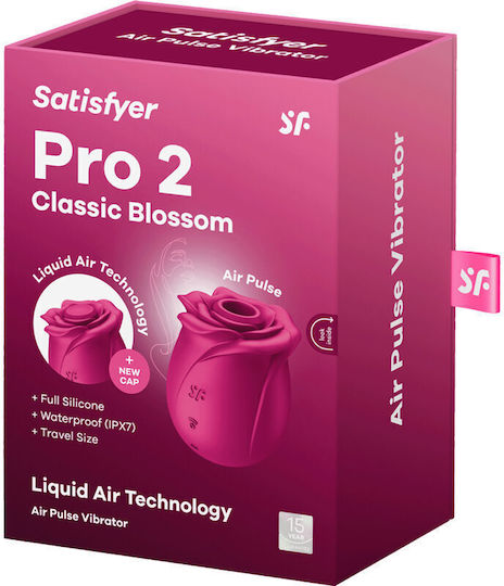 Satisfyer Pro 2 Classic Blossom Αναρροφητής Αιδοίου με Δόνηση Ροζ