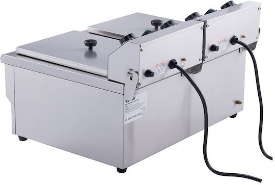 Vevor Electric Fryer Double 5kW Capacity 2x8.6lt
