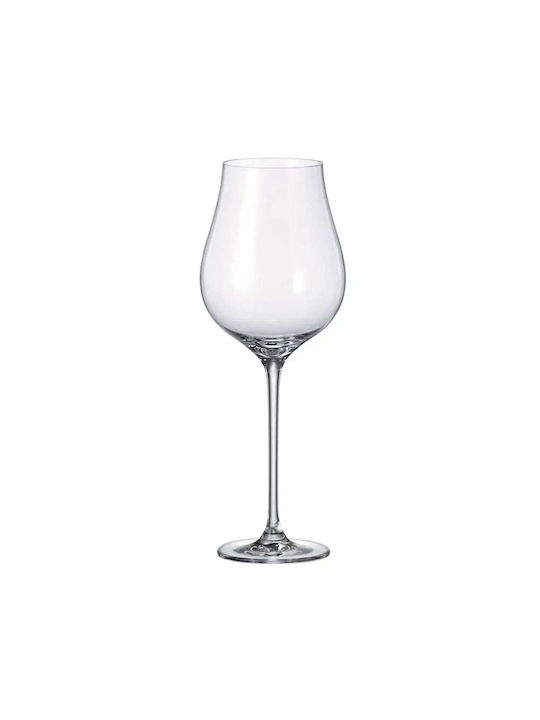 Crystal Glas für Weißwein aus Kristall in Weiß Farbe Kelch 400ml