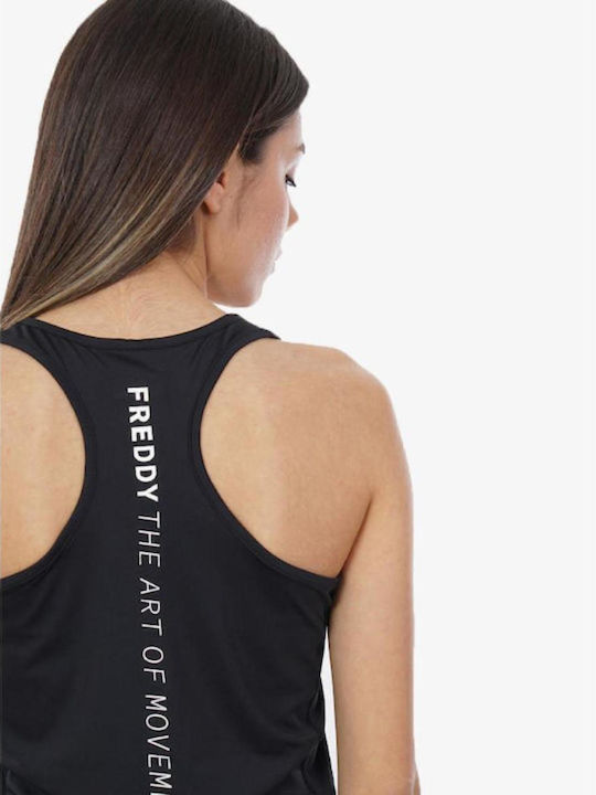 Γυναικεία Αθλητική Μπλούζα Αμάνικη Fast Drying Μαύρη