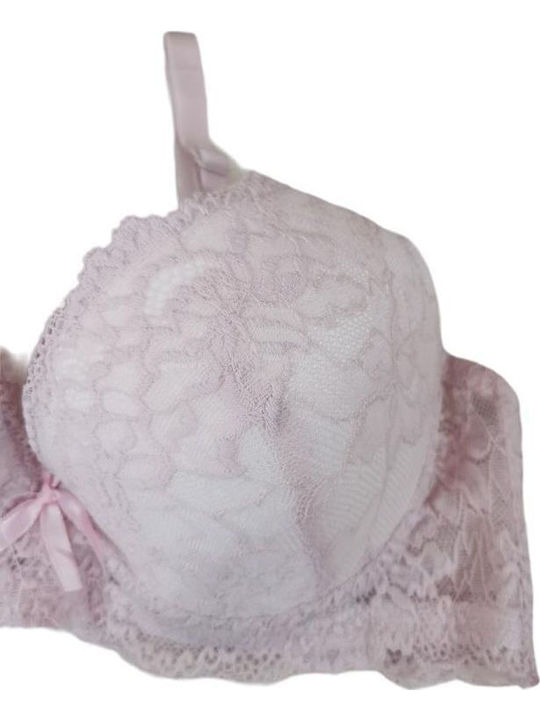 Soft Pink Sutien cu căptușeală ușoară & cu Baloane