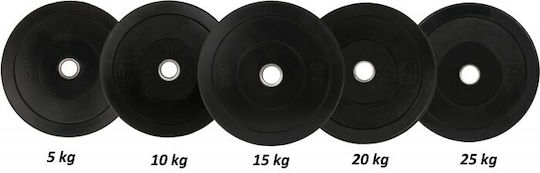 Sportmann Scheibenset Gummierte 1 x 10kg Ø51mm