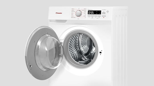 Inventor Πλυντήριο Ρούχων 8kg με Τεχνολογία Ατμού 1400 Στροφών Inverter Motor GX0814A