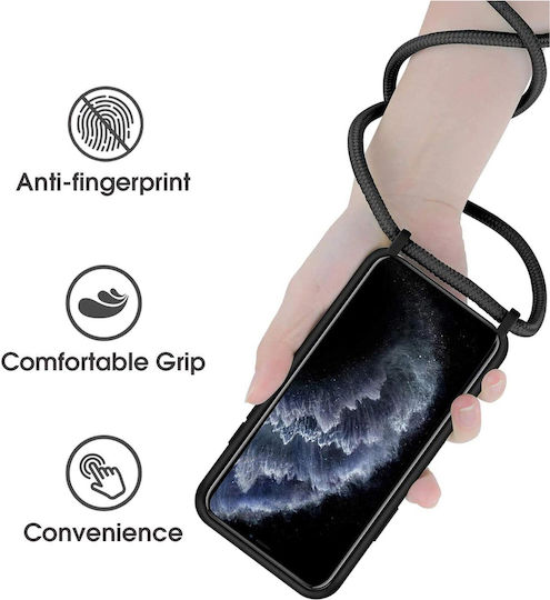 Galaxy Back Cover Silicone with Strap Khaki (Samsung Galaxy A24)